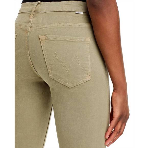 NEW MOTHER insider hover high rise straight jeans in mermaid - Picture 4 of 6